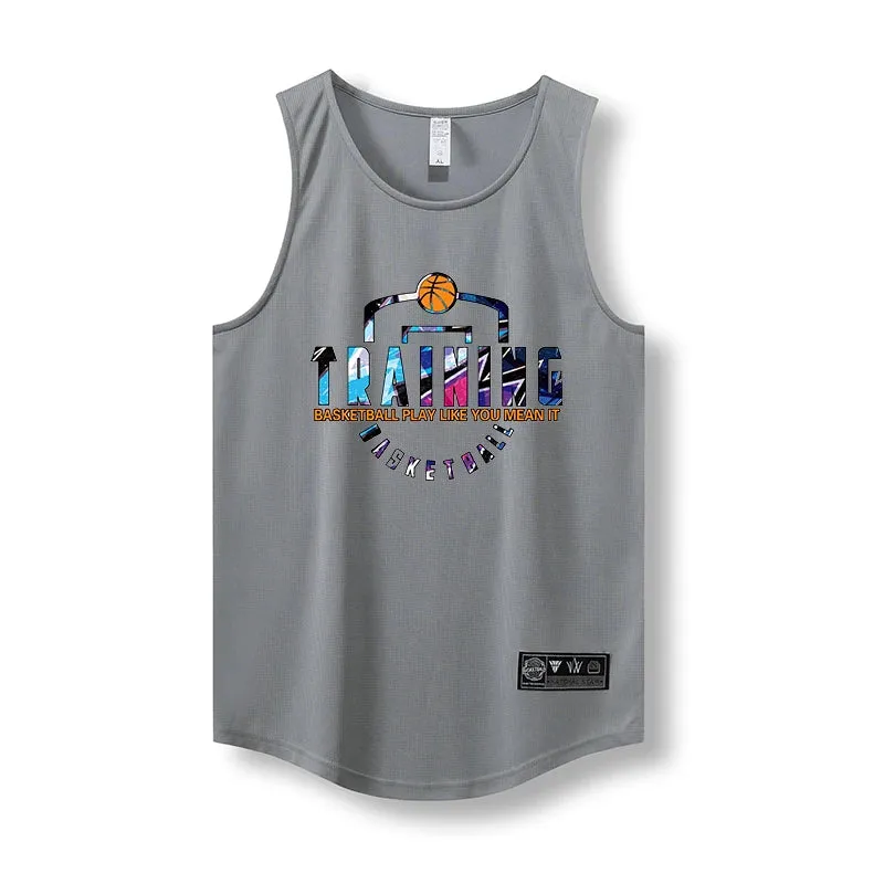 Summer Fitness Mesh Tank: Men's Sleeveless Sport Vest