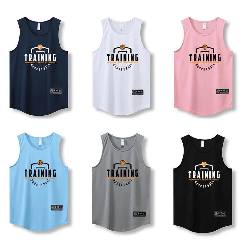 Summer Fitness Mesh Tank: Men's Sleeveless Sport Vest