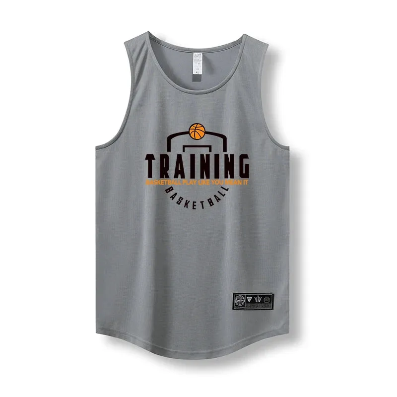 Summer Fitness Mesh Tank: Men's Sleeveless Sport Vest