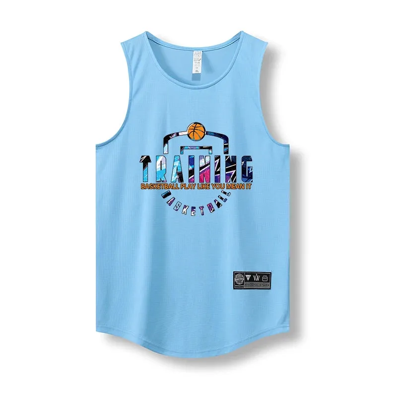 Summer Fitness Mesh Tank: Men's Sleeveless Sport Vest