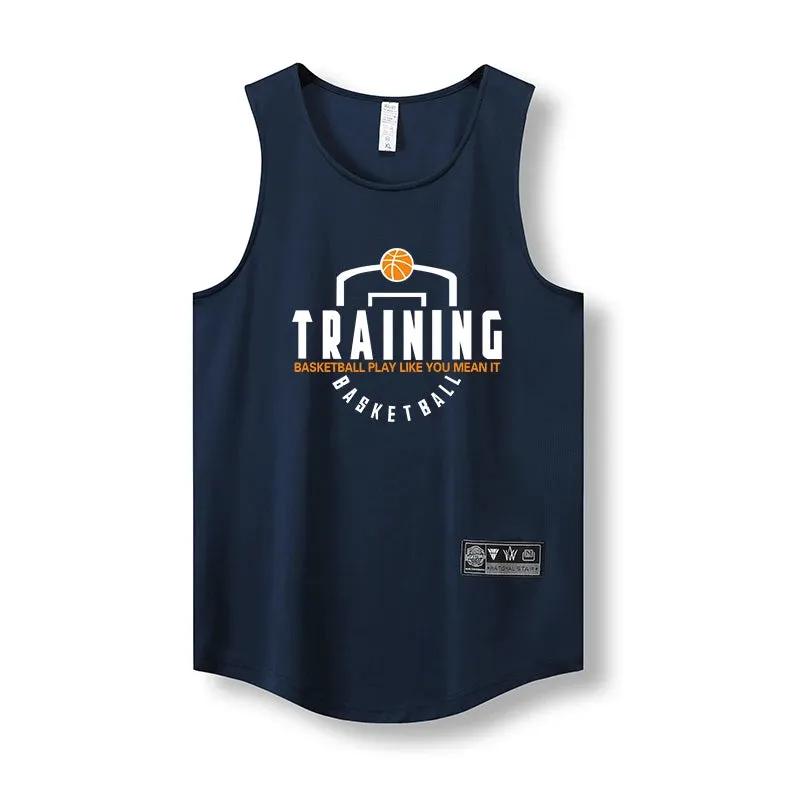 Summer Fitness Mesh Tank: Men's Sleeveless Sport Vest