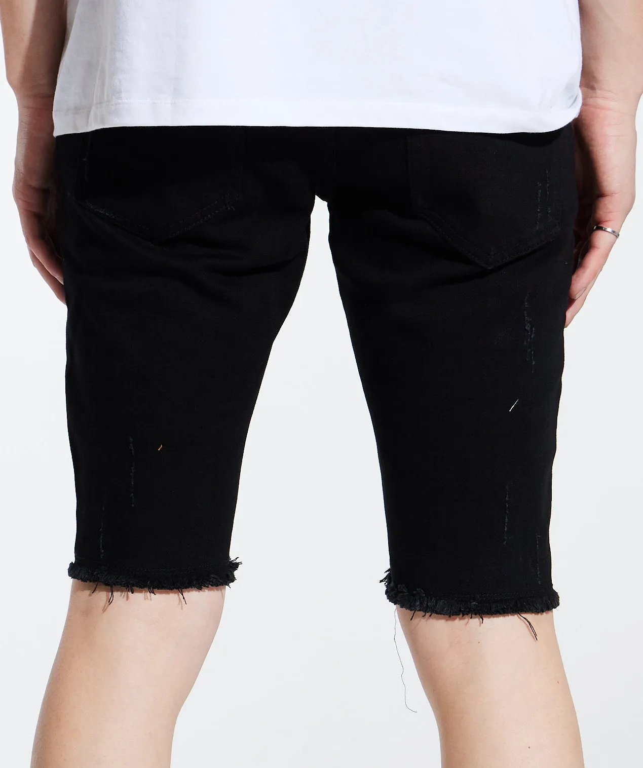 Summit Patchwork Shorts - Black