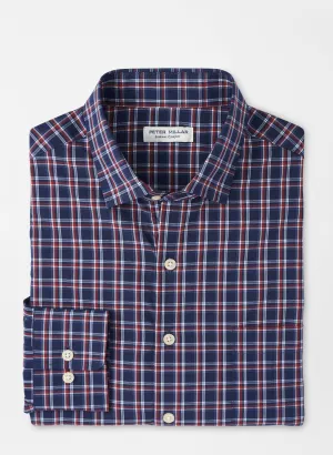 Sylvan Performance Poplin Sport Shirt (Navy)
