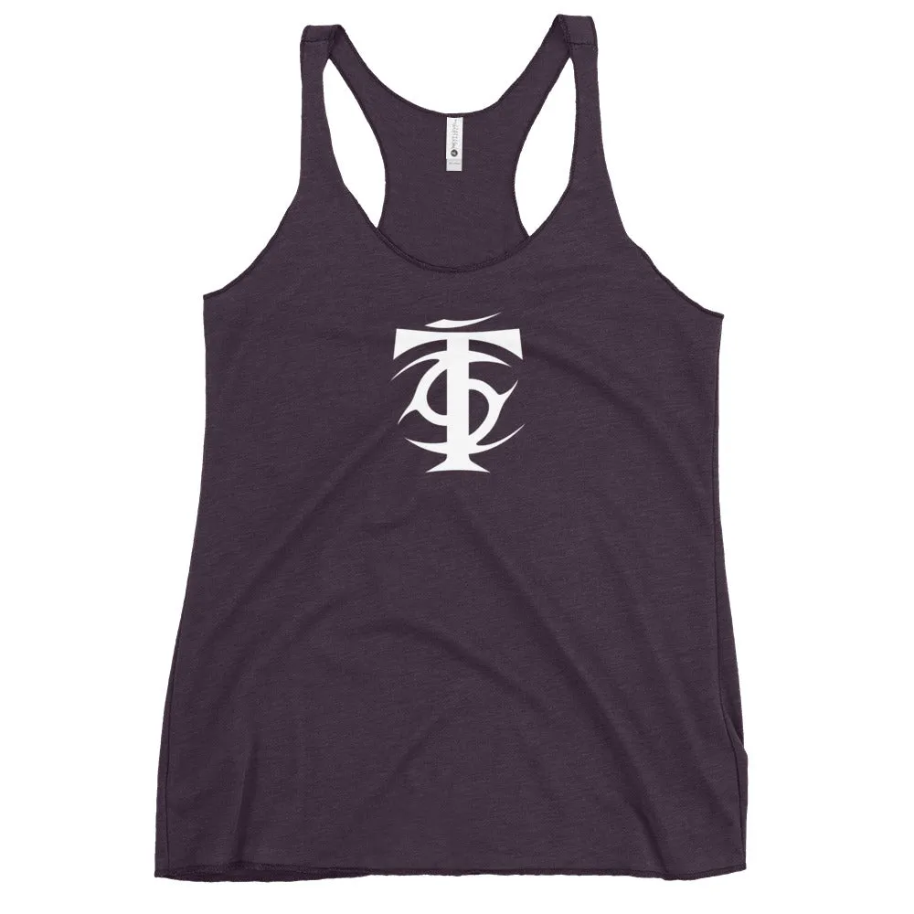 T Nation Women's Racerback Tank - White Logo
