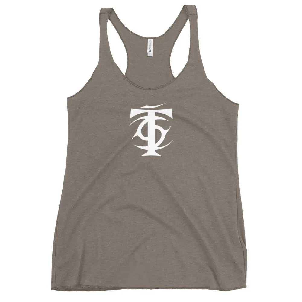 T Nation Women's Racerback Tank - White Logo