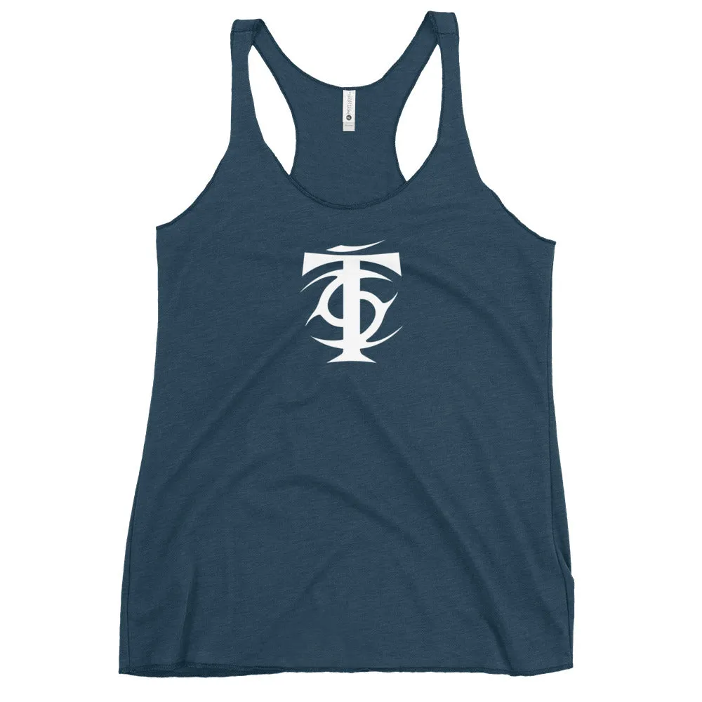 T Nation Women's Racerback Tank - White Logo