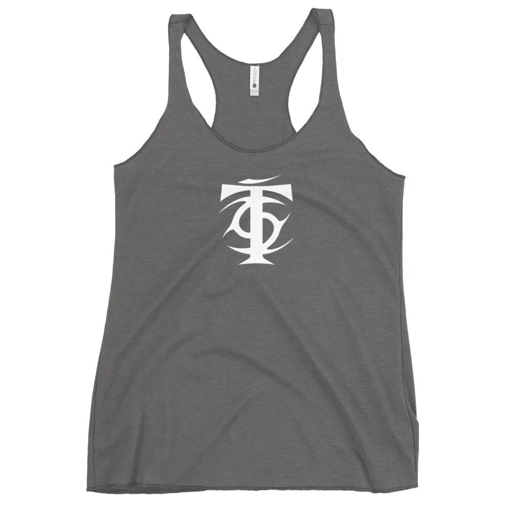T Nation Women's Racerback Tank - White Logo