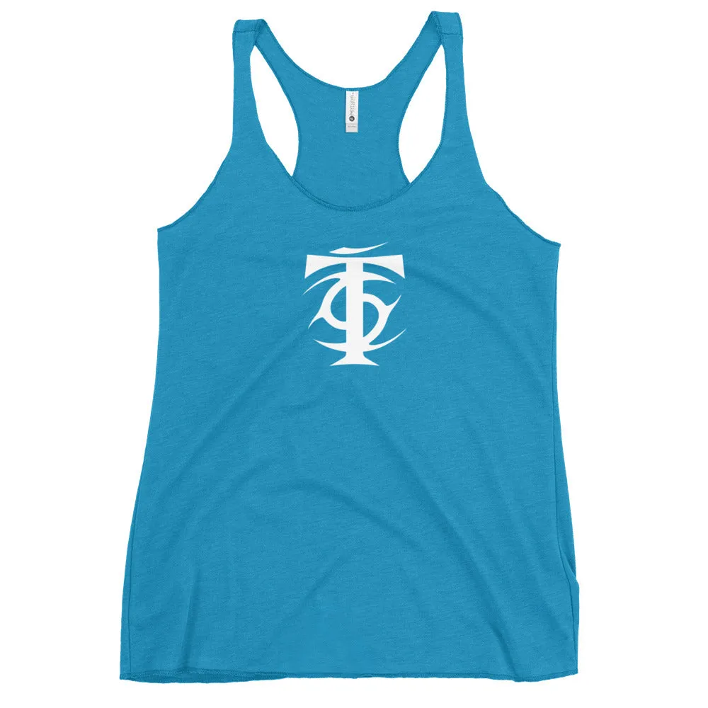 T Nation Women's Racerback Tank - White Logo