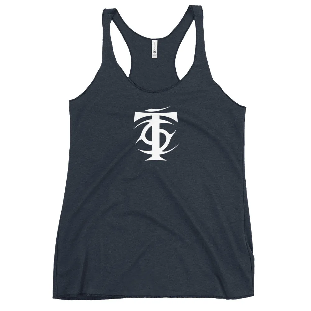 T Nation Women's Racerback Tank - White Logo