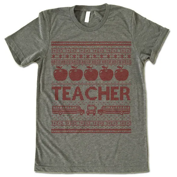 Teacher Christmas T Shirt