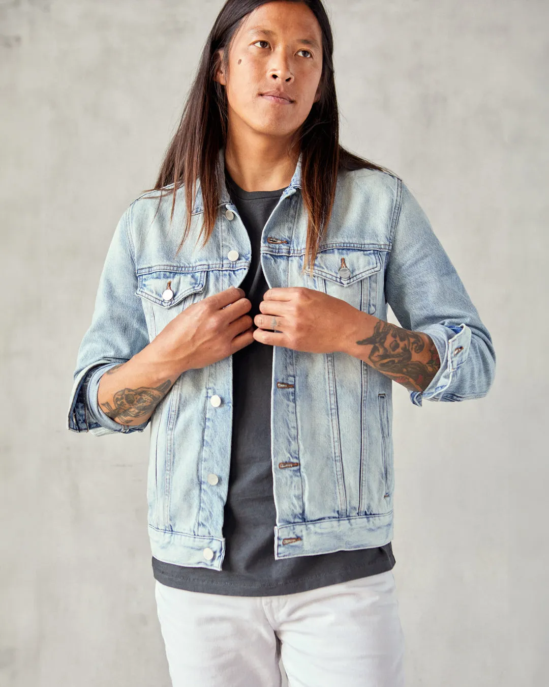 The Tides Trucker Jean Jacket - FINAL SALE