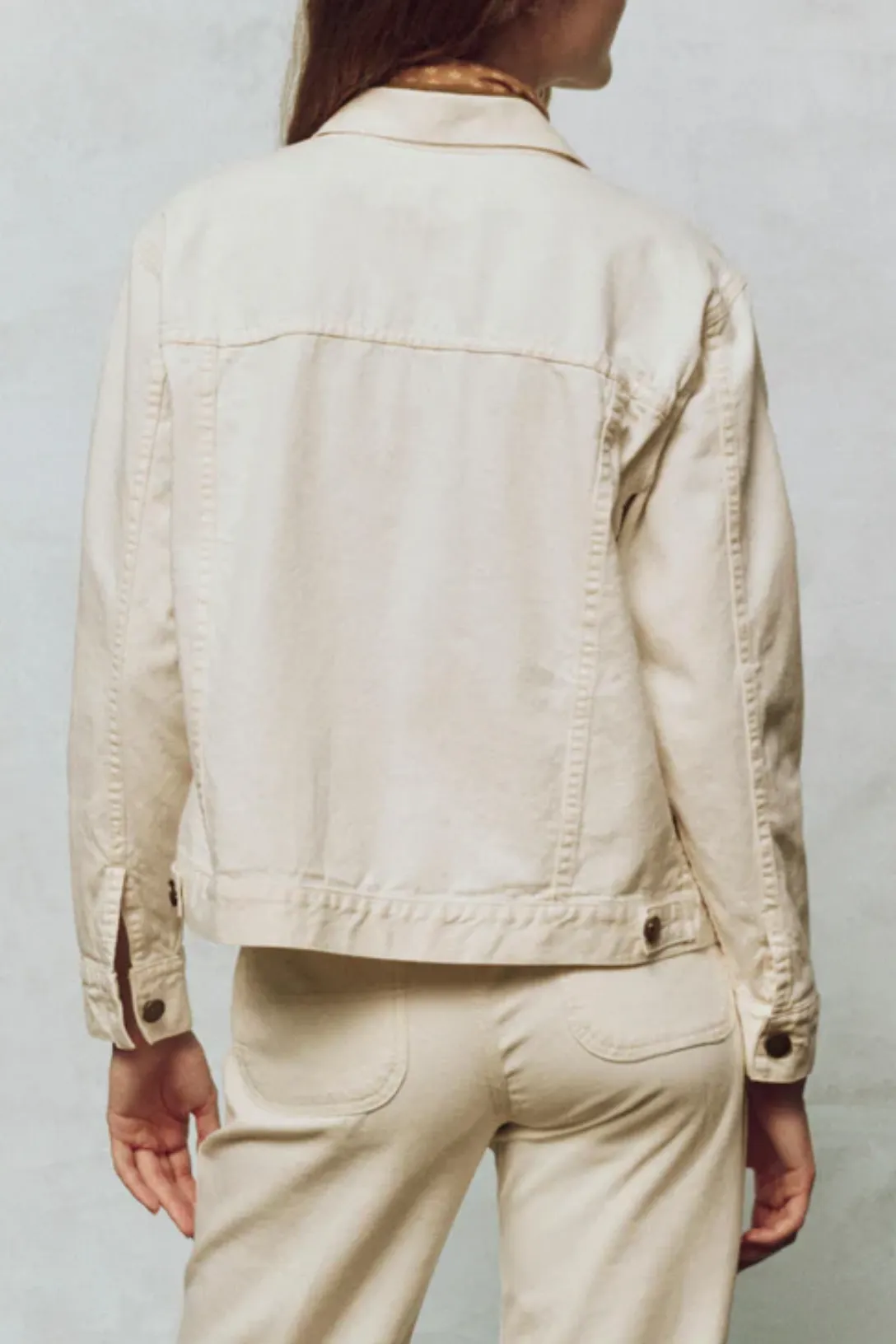 The Workwear Jean Jacket | Natural Hemp