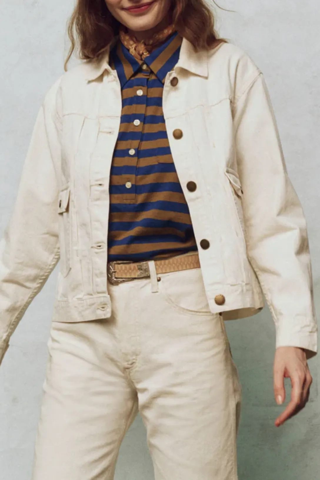 The Workwear Jean Jacket | Natural Hemp