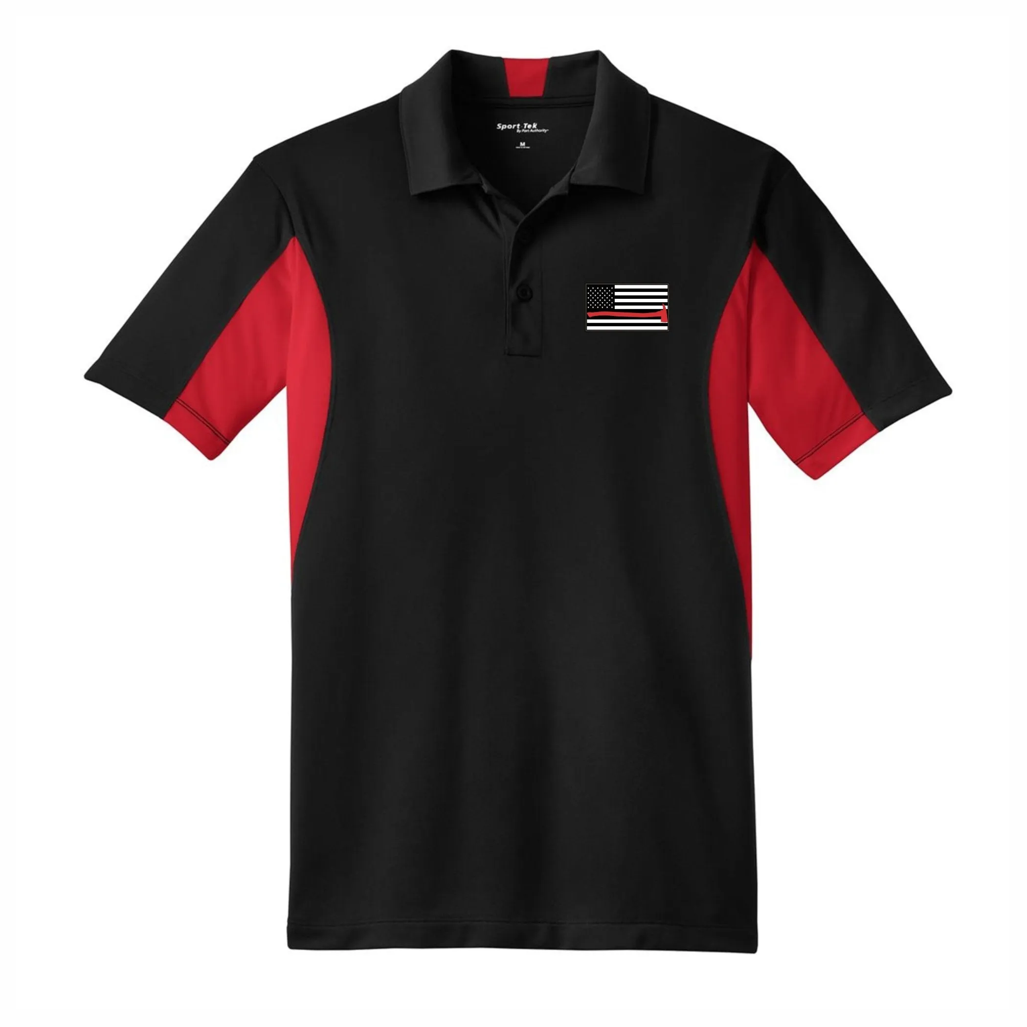 Thin Red Line Men's Side Blocked Micropique Sport-Wick® Polo