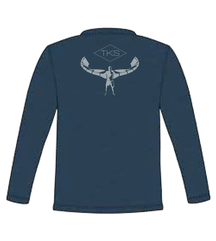 TKS Hybrid Pro Sunshirts - Deep Blue LS