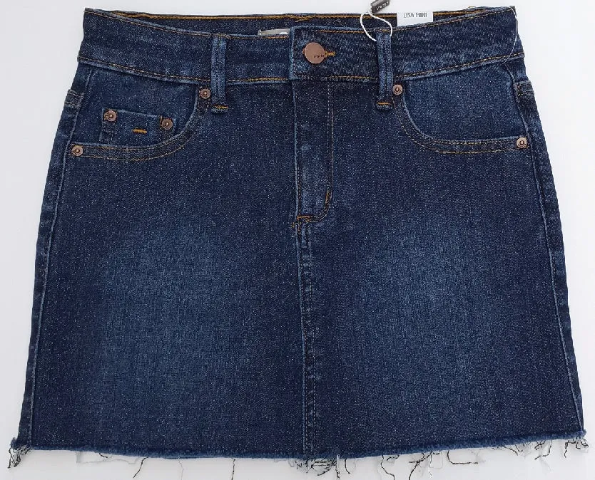 Tractr Lisa Lurex Basic Mini Skirt (7-14)