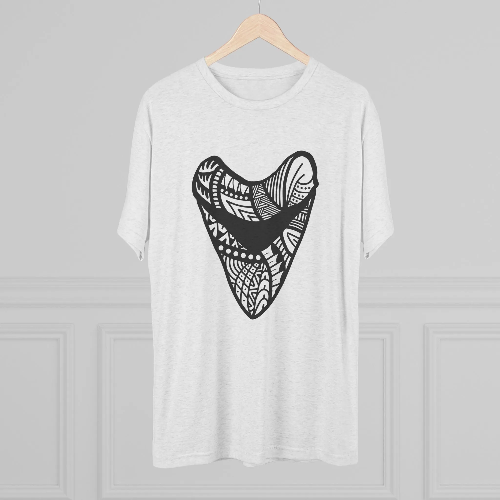 Tribal Megalodon - Tri-Blend