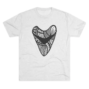 Tribal Megalodon - Tri-Blend