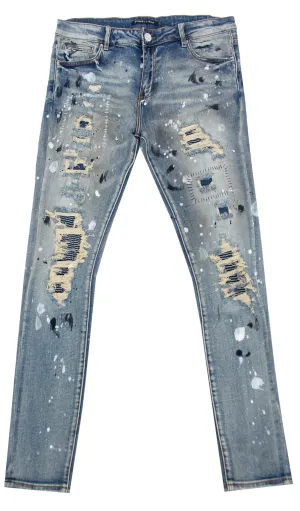 Tyson Rip & Repair Denim - Blue