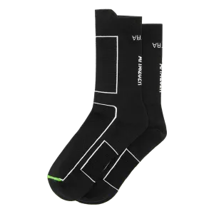 Ultra  Aero Block Socks Black