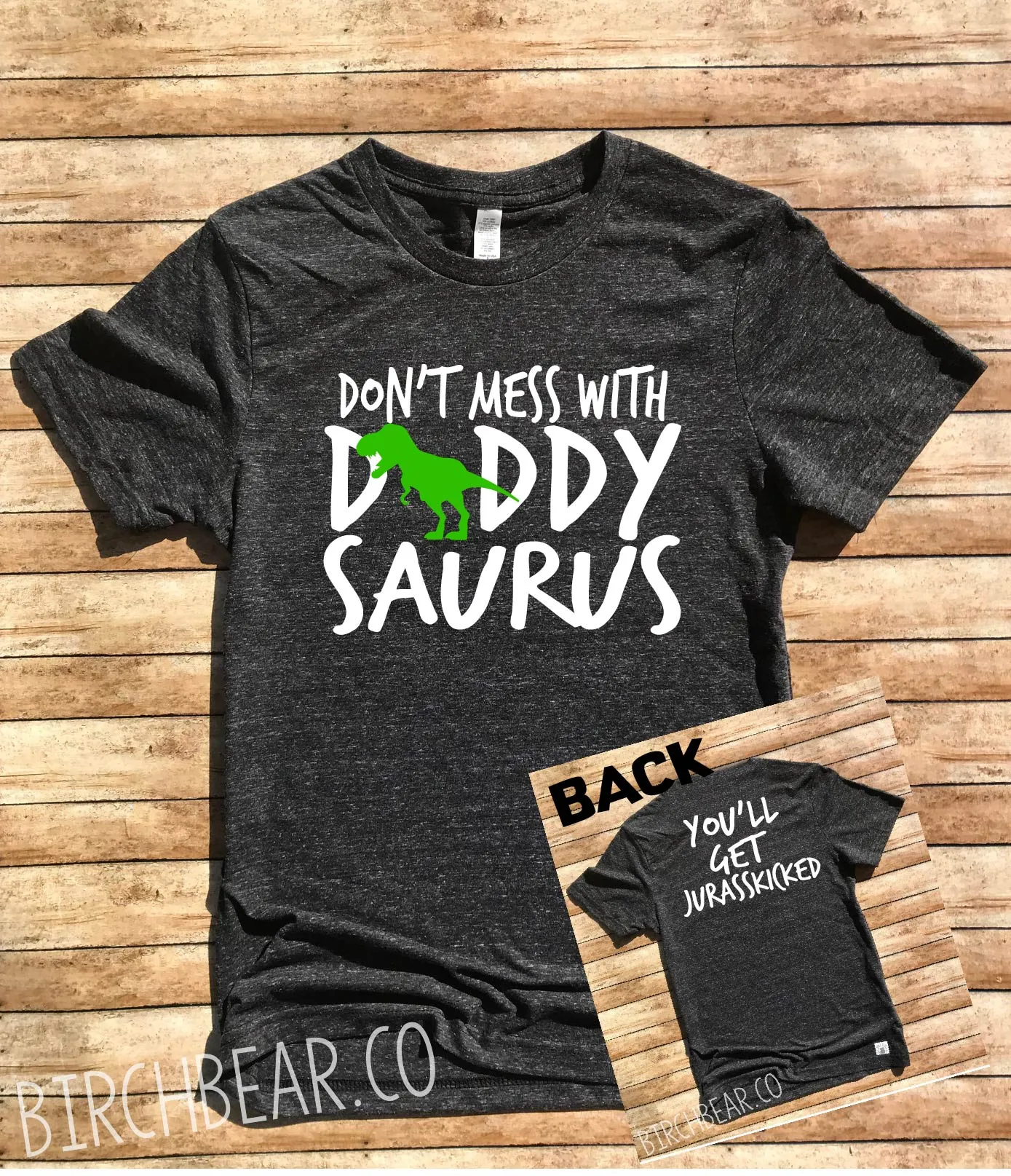 Unisex Tri-Blend T-Shirt Dont Mess With Daddy saurus T Shirt - Daddy Saurus Shirt - Dinosaur Dad Shirt -  Matching Dinosaur Birthday Shirt