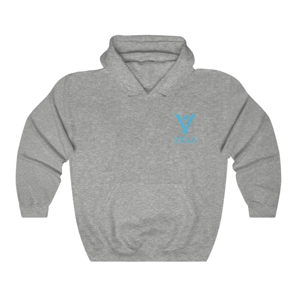 Vela Blue Logo Unisex Heavy Blend™ Hooded Sweatshirt