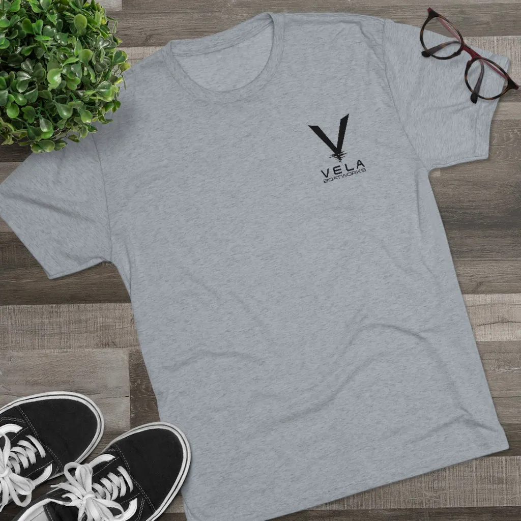 Vela Men's Tri-Blend Crew Tee