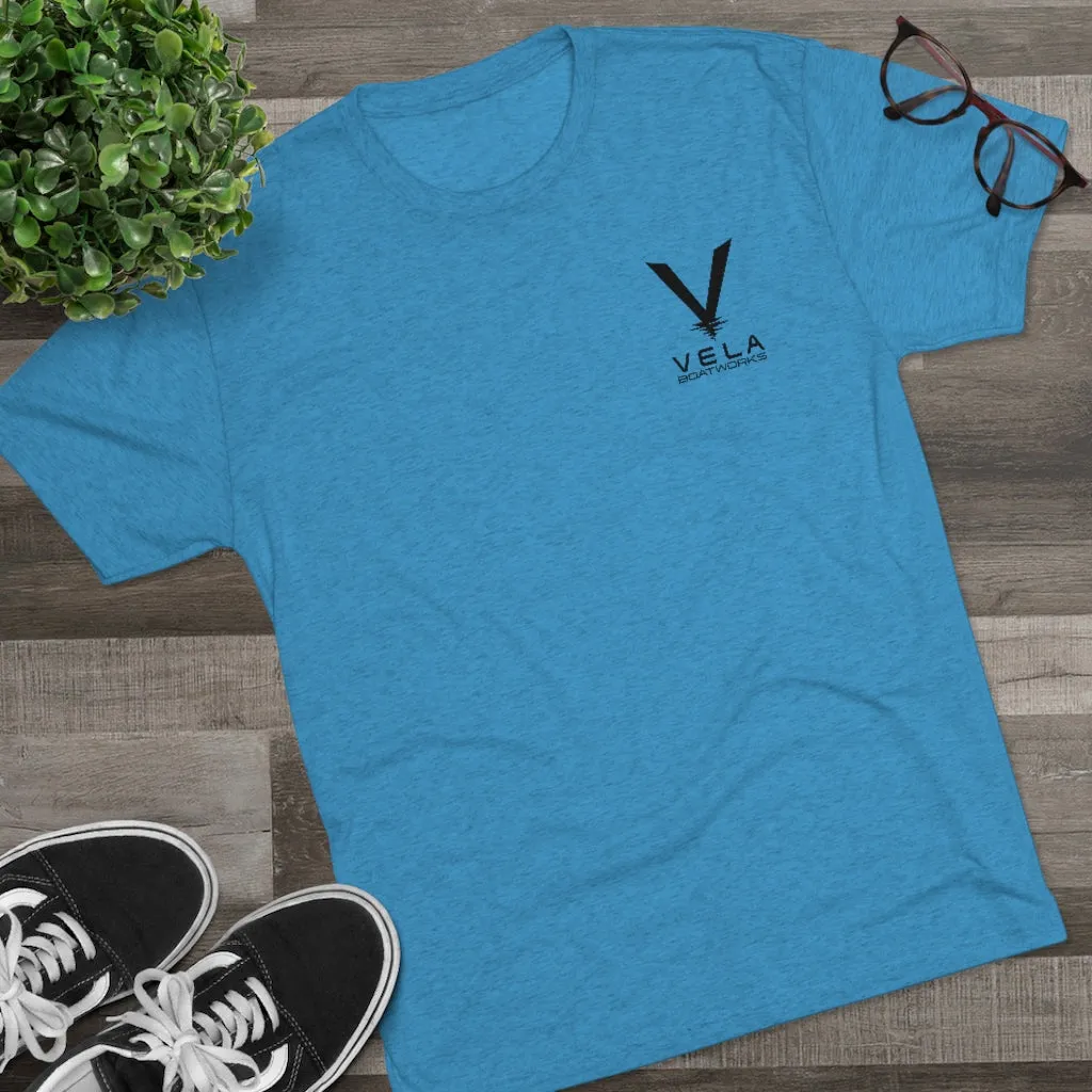 Vela Men's Tri-Blend Crew Tee