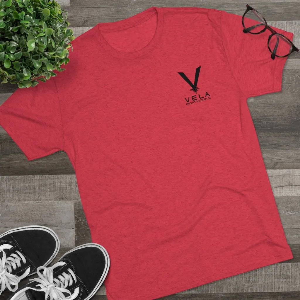 Vela Men's Tri-Blend Crew Tee