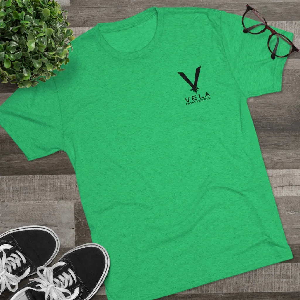 Vela Men's Tri-Blend Crew Tee