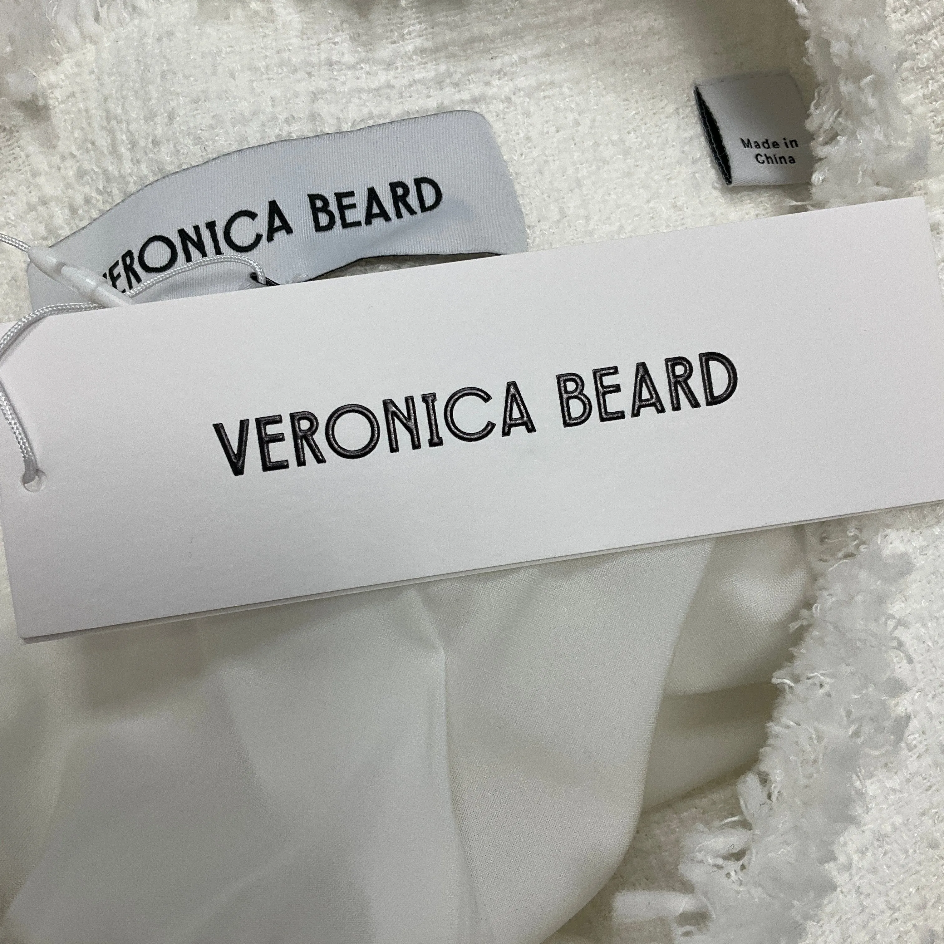 Veronica Beard Off-White Olbia Tweed Jacket