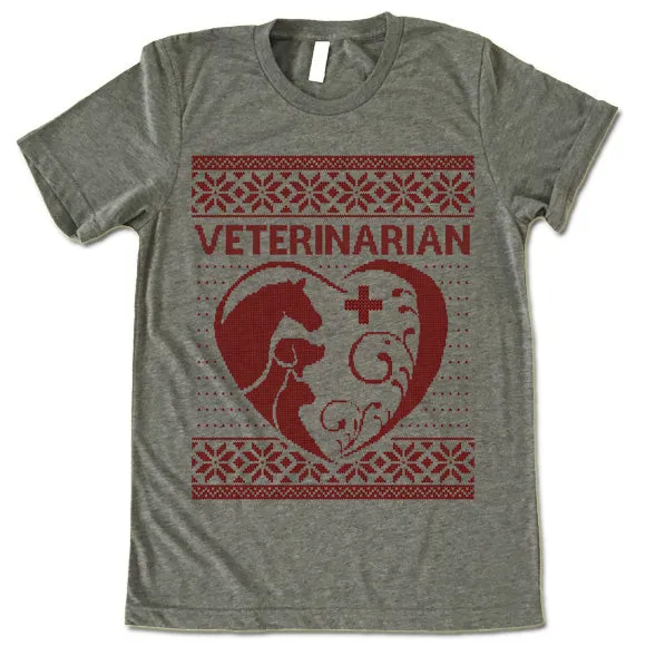 Veterinarian Christmas T-Shirt