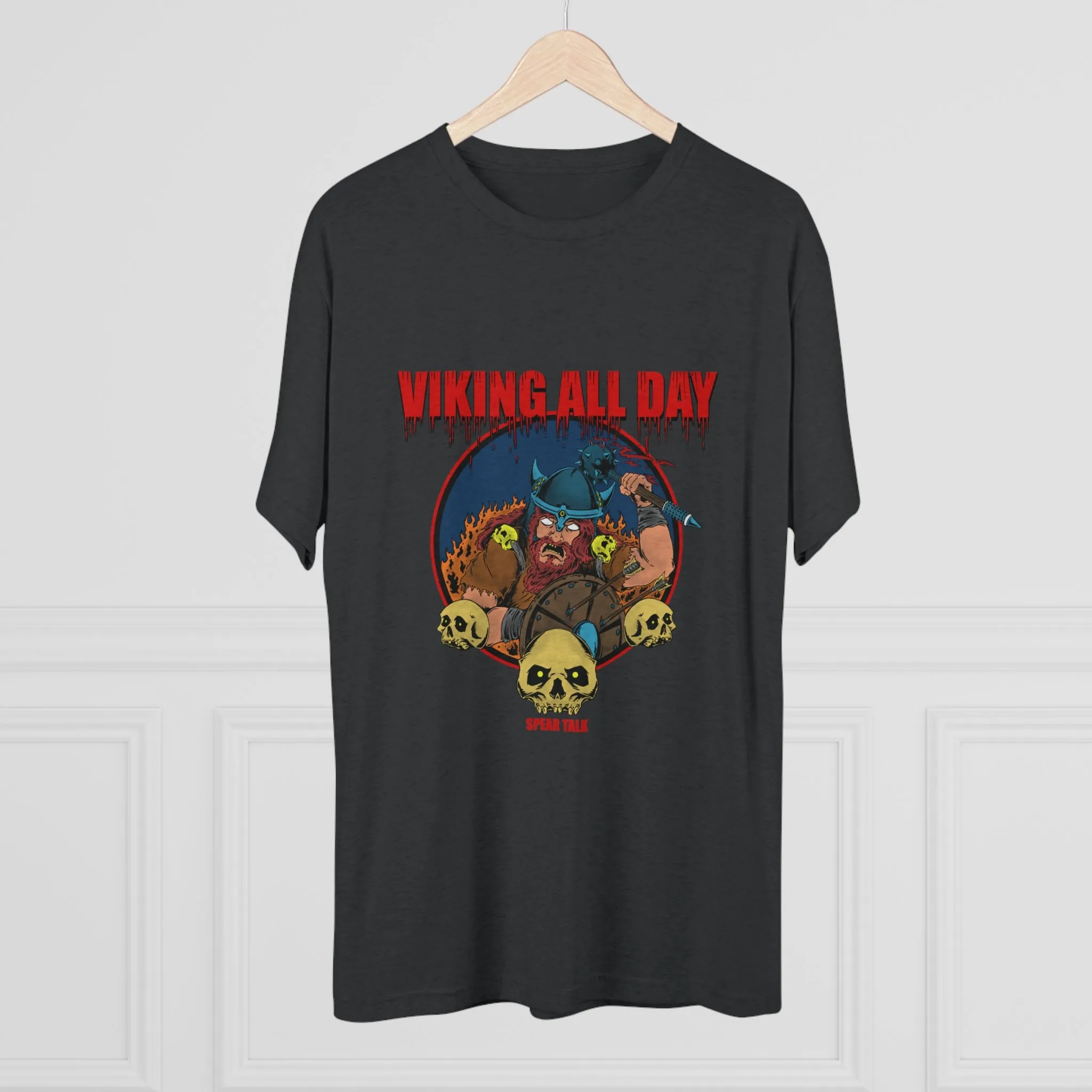 Viking All Day Unisex Tri-Blend Crew Tee