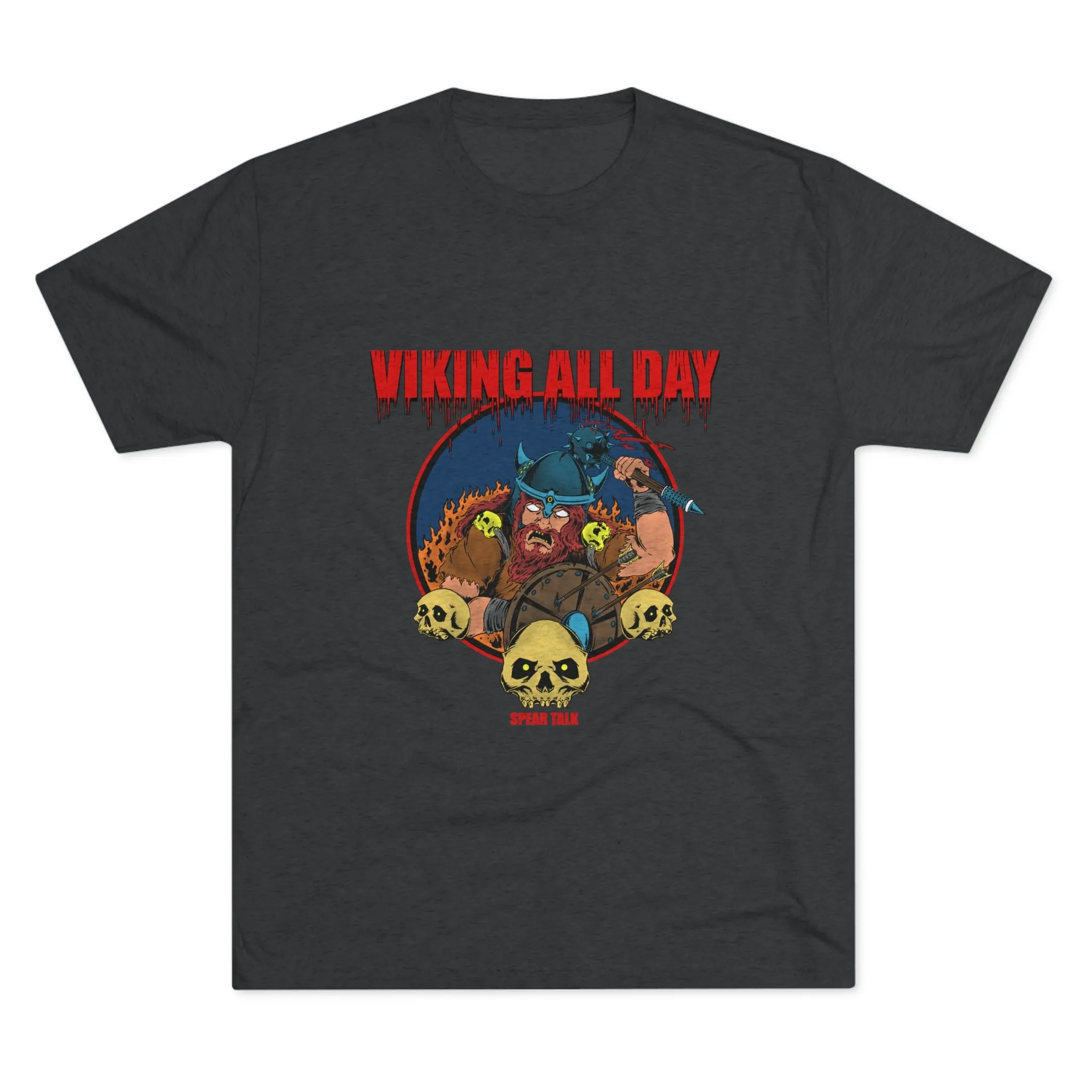 Viking All Day Unisex Tri-Blend Crew Tee