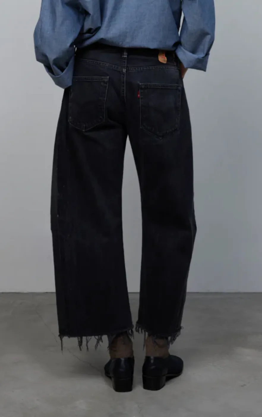 Vintage Lasso Jean, Black Mix