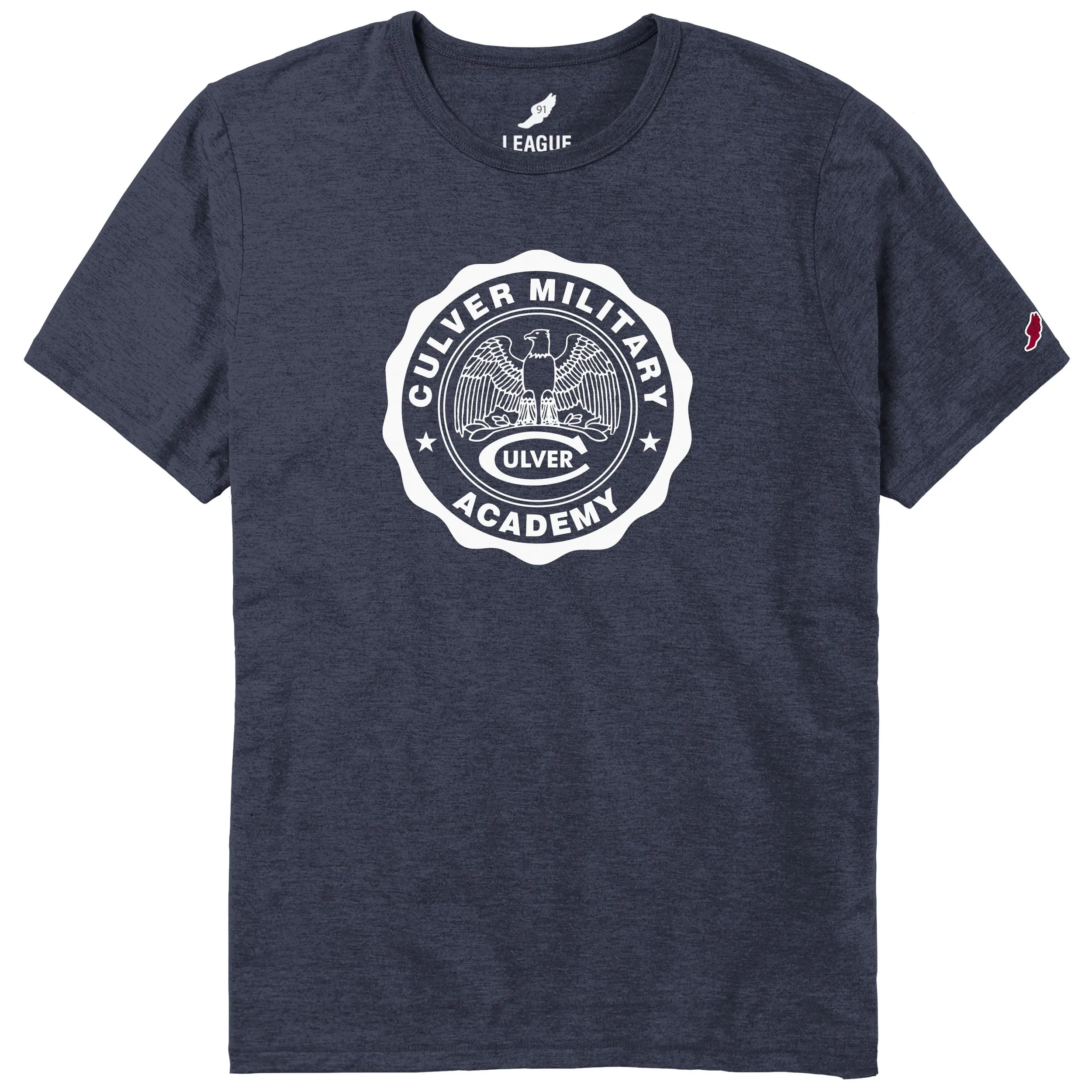 Vintage Wash Culver Eagle Tee- Heather Navy