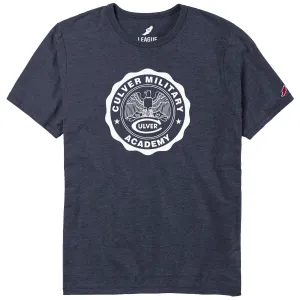 Vintage Wash Culver Eagle Tee- Heather Navy