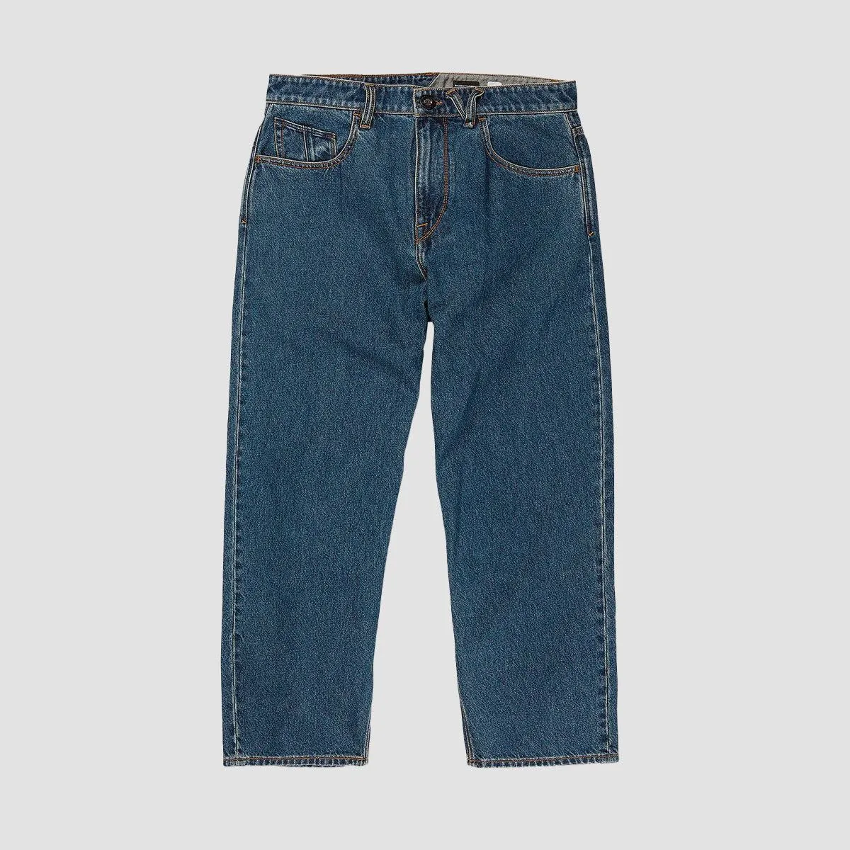 Volcom Billow Tapered Loose Fit Jeans Indigo Ridge Wash