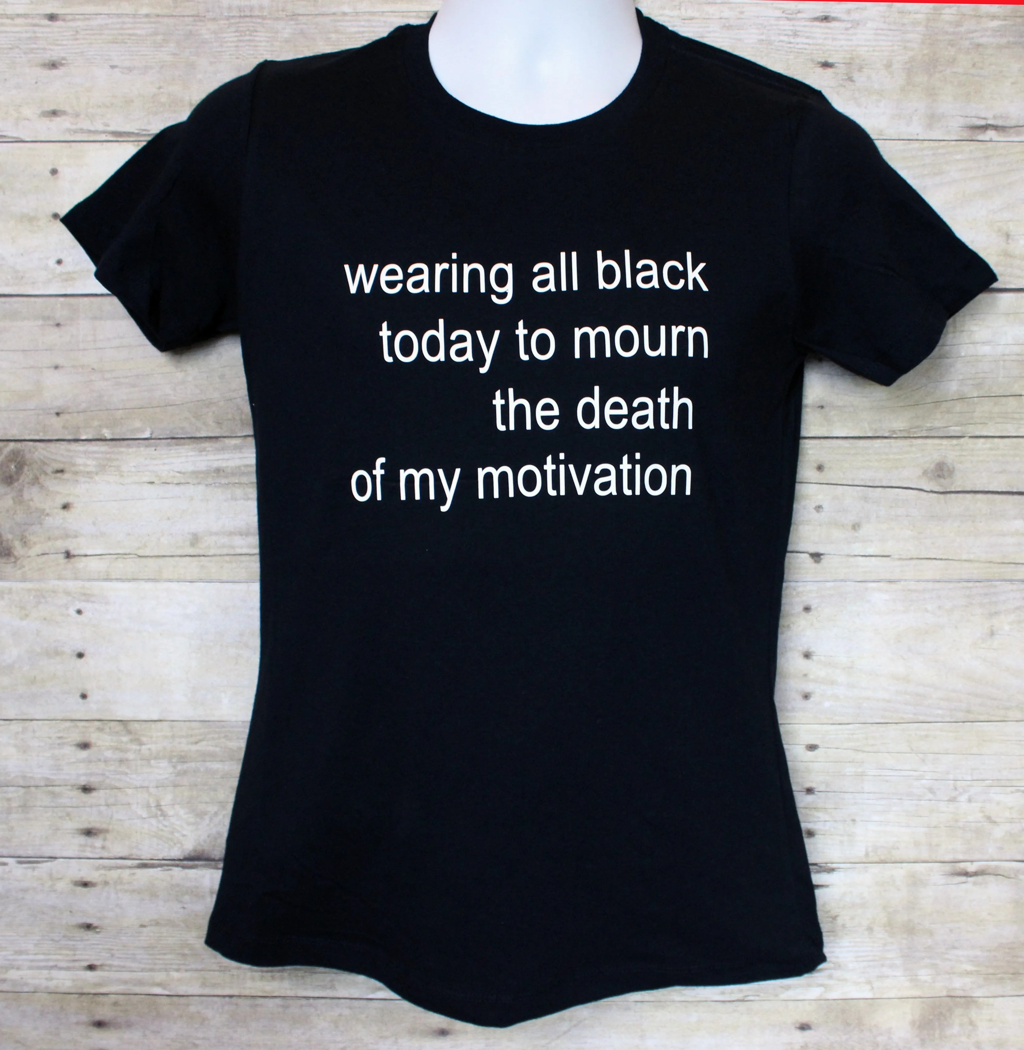 wearing all black today - tank and shirt