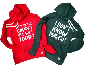 Whys The Carpet All Wet Todd Unisex Triblend Hoodie