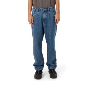 Worship Lounger Jean Worn Blue Rinse
